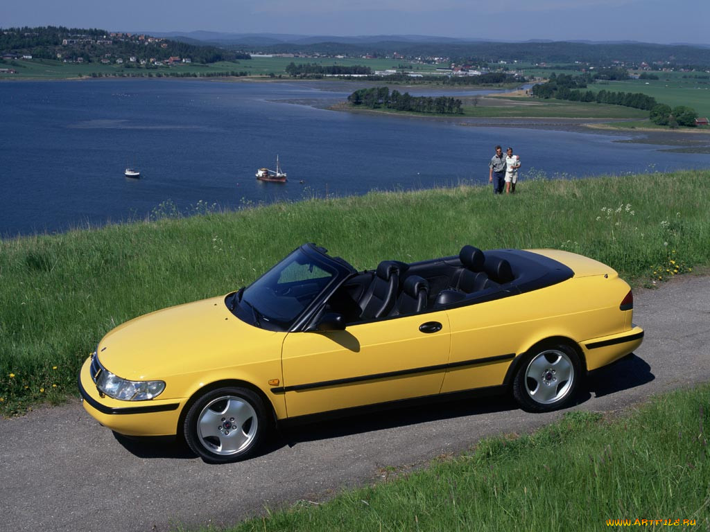 saab, 900, convertible, 